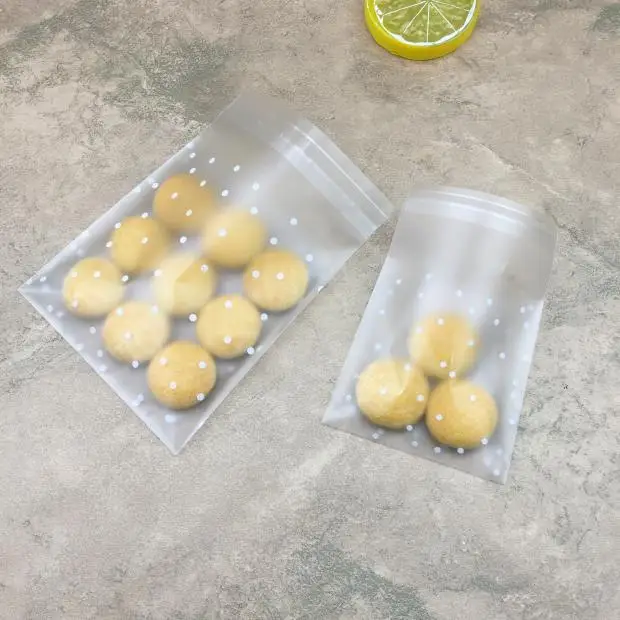 Cookie Packaging Bag Transparent CPP Plastic Candy Bag With Custom Printing