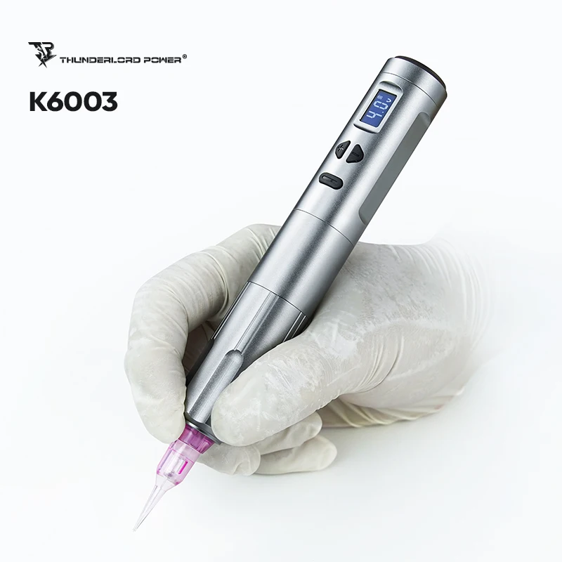 Thunderlord power K6003 made by Biomaser wireless permanent makeup machine tatoo pen rotary tattoo machine full kit