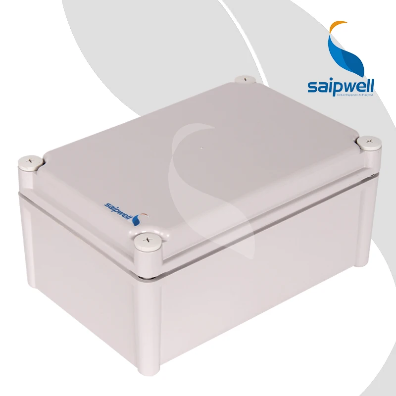 Saipwell Clear ABS Electrical Boxes Plastic CE Electrical Box Size China Supplier Electric Plastic Junction Box