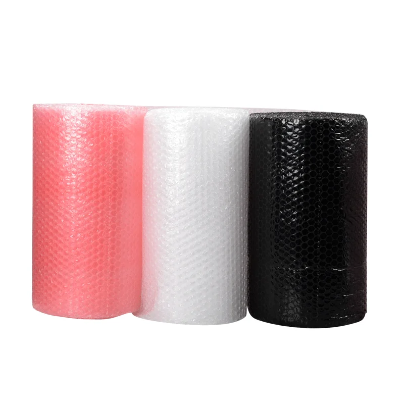 Cheap Plastic Bubble Roll Pink Heart Air Bubble Bag Heavy-Duty Column Film Roll for Fragile Items