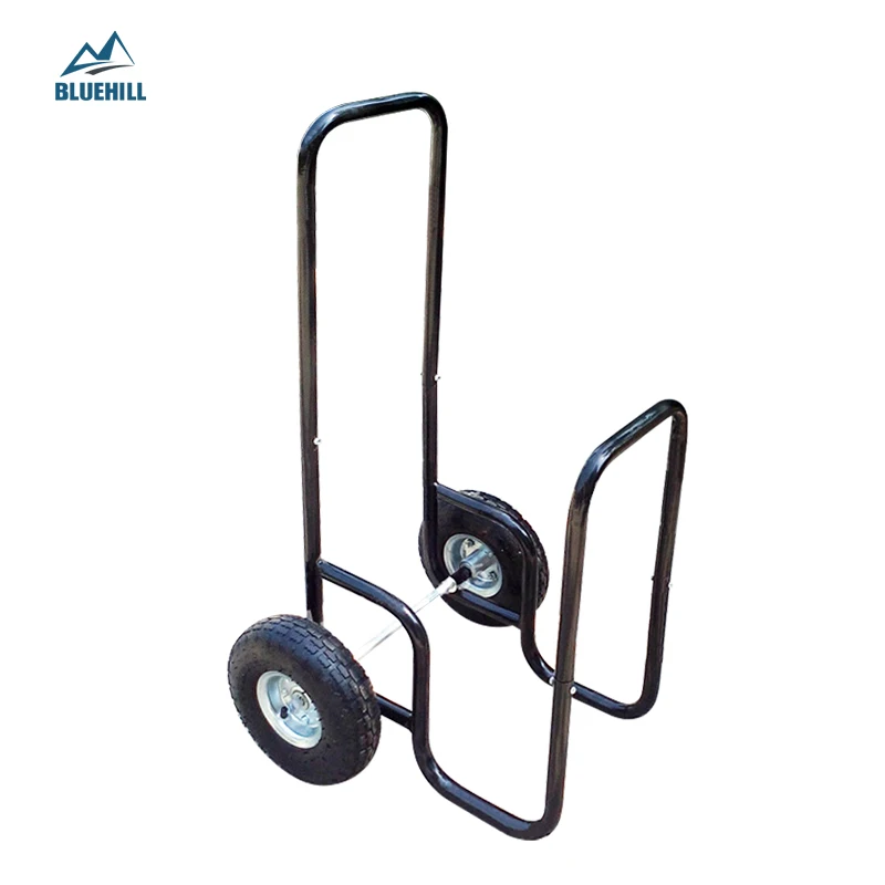 Outdoor Firewood Log Storage Rack Bracket Kit,Fireplace Steel Storage Holder