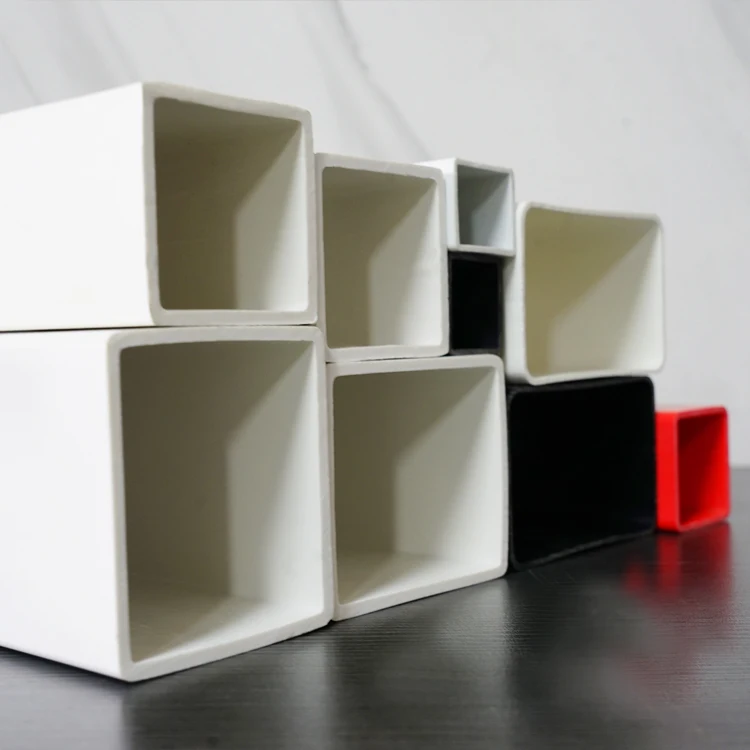 custom cut plastic tubes  blue gray upvc pipes 3 Inch sizes square astm electrical plastic square tubing pvc pipe
