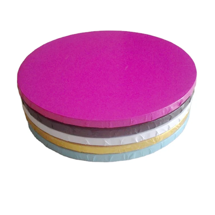 Round Cake Boards Non-Stick Mousse Paper Circle Base Cardboard Paper Mousse Cupcake For Cake Tray Pad