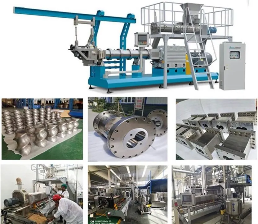 Dry pet food production equipment, pet food extruder
