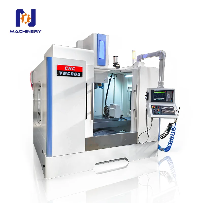 Taiwan spindle Fanuc system 4-axis milling vertical machining center VMC860
