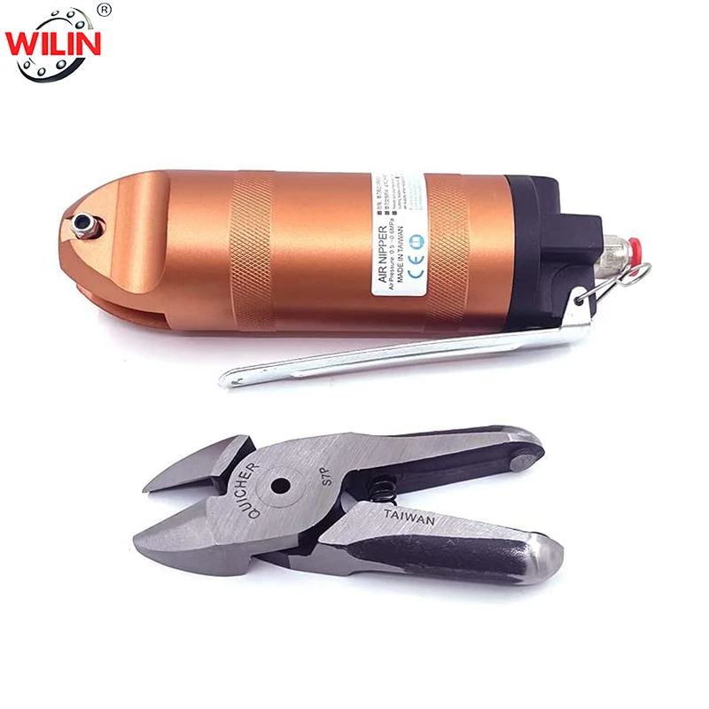 Air Scissors Pneumatic Nipper Tool Cutting Pliers for Iron wire 2.8mm or Copper wire 3.3mm with foot button & holder set