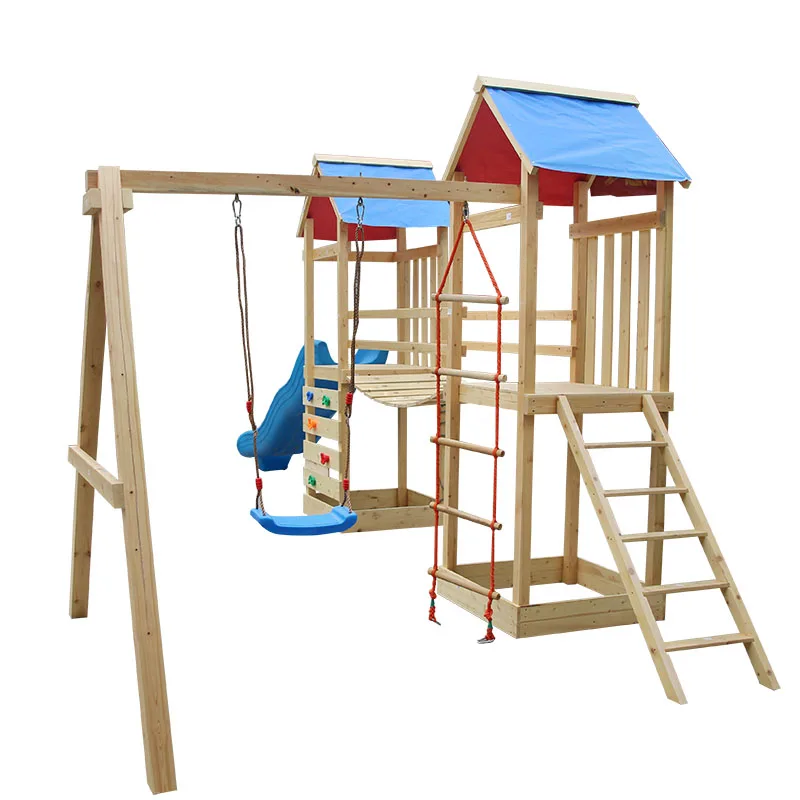 Small Wooden Cubby House For Children