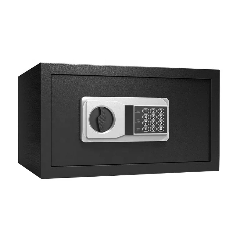 Safe Box Home Electronic Digital Keypad Lock Home Security Cash Storage box Black
