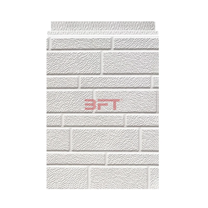 BFT Polyurethane Wall Panels Cloth Metal Exterior Aluminum Foil Glass Fiber Modern Insulated Siding Outdoor Best Price 16mm