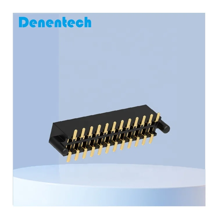 Customized 1.27mm Dual Row Straight External Peg SMT Female Header Connector for pcb