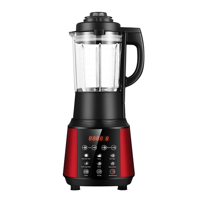 1.75L high speed heating function intelligent Heavy duty commercial blenders smoothies heating blender hot & cold soup maker