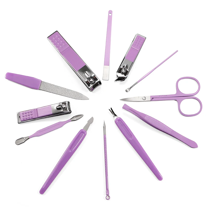 12 Pcs Nail Tools Set - Nail Care Manicure Pedicure Set Manicure Grooming Set