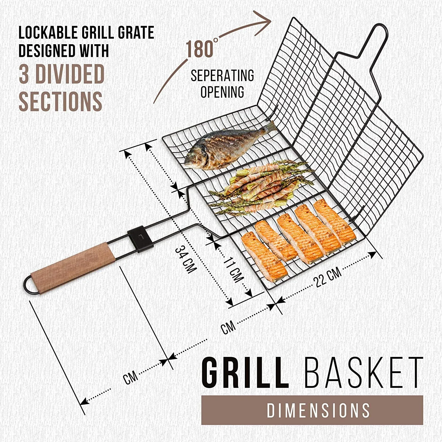 Portable Non-Stick Stainless Steel BBQ Basket Barbecue Grilling Basket BBQ grill net BBQ grilling basket