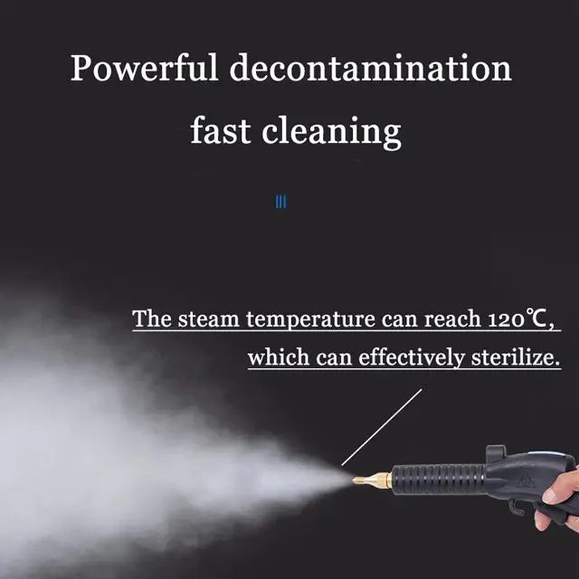 Multi-purpose high pressure adjustable dry and wet steam car wash portable steam cleaner