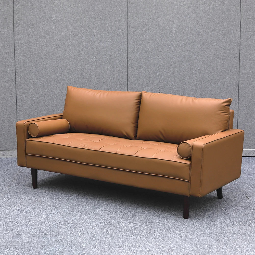 Modern Hotel Love Seat Sofa Design Furniture 2 Seater Lounge Leather Couch