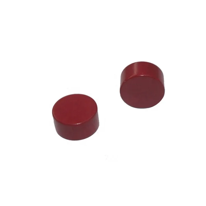 Various Colors Of Epoxy Magnet Colorful Circle Neodymium Magnet Red Green Blue Color Customized Magnet