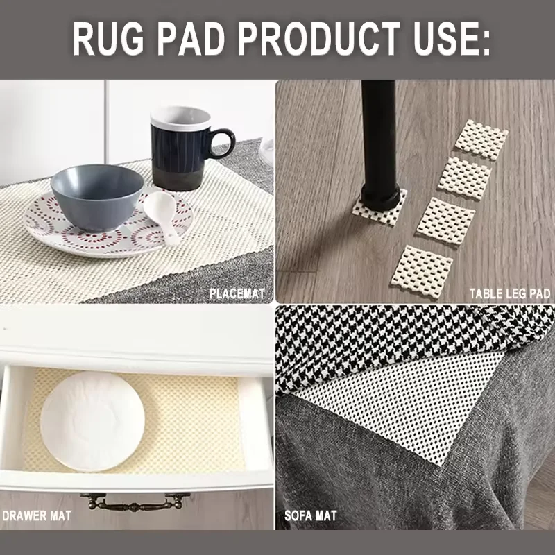 Best Sales Eco-Friendly Rug Padding Gripper Soft Comfortable Under Carpet Underlay Rolls