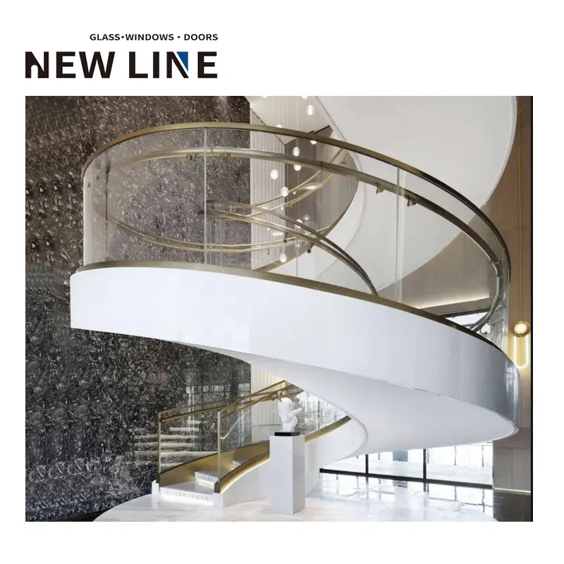 6mm Tempered Glass Curved Glass Bending and Tempering Building Glass Factory With Top Quality
