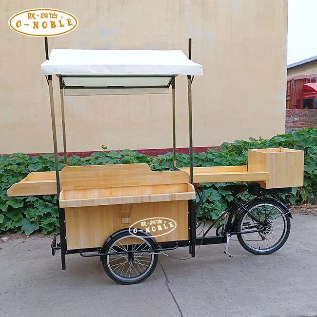 3 wheel electric hot dog bicycle food cart for sale