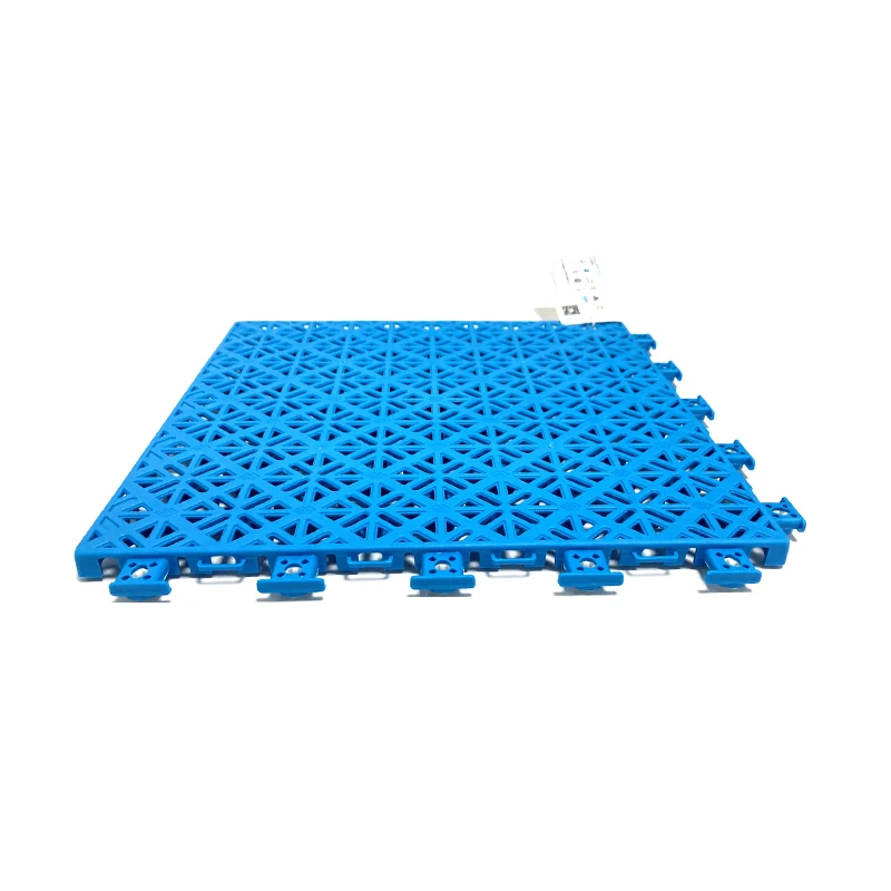 Easy assembled PP Sports drainage interlocking floor tiles basketball court flooring
