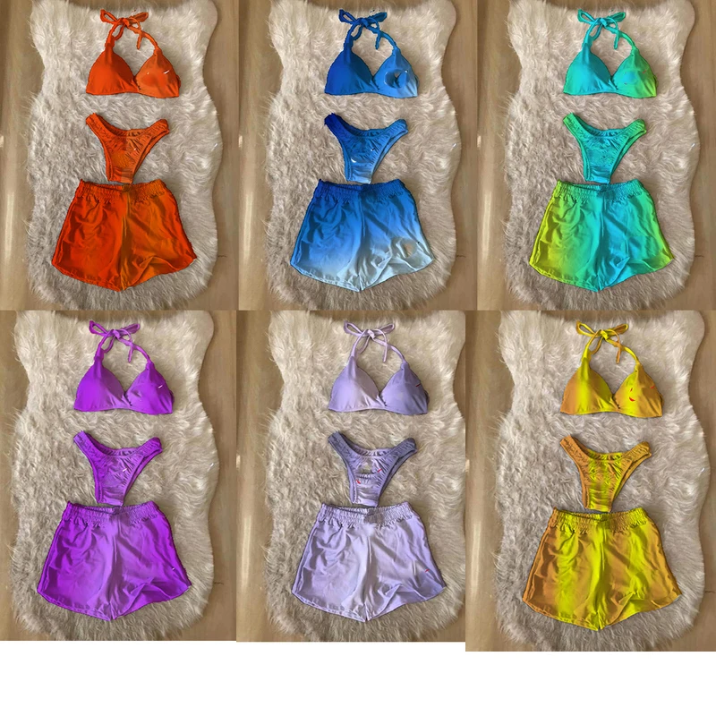 
Transparent Bra Brief Sets Letter Print Bras Thong Panty Set for Woman 