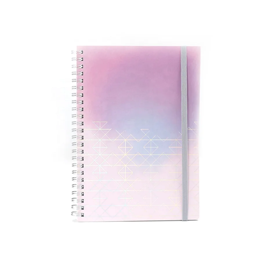 Customize Cheap Bulk A5 Wire Spiral Bound Hardcover Printing Notebook