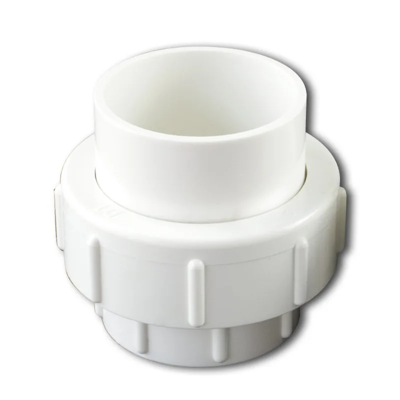 PVC Industrial Pipes Connector PVC Water Pipe Union Water Rotary Union Locks