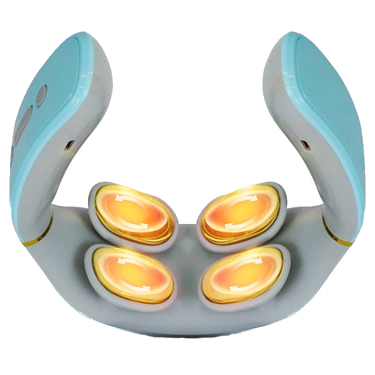 2021 Hot Selling Manual Cheap Health Tools Automatic Cervical Digital Therapy Musical Muscle Heat Pulse Device Massager For Neck