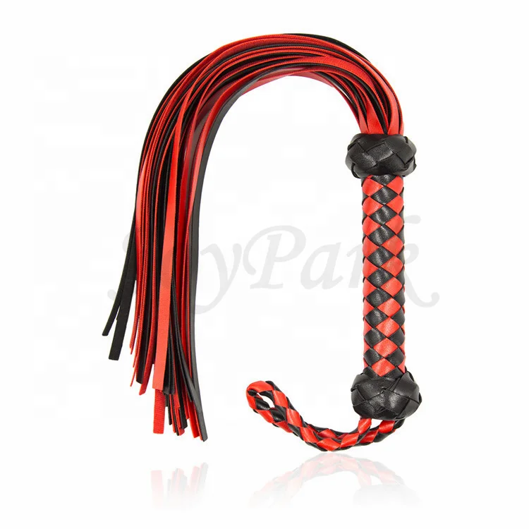 JoyPark High Quality BDSM Black Lash Paddle Leather Riding Whip Sexy Novelty Japanese Bondage Spanking Whips
