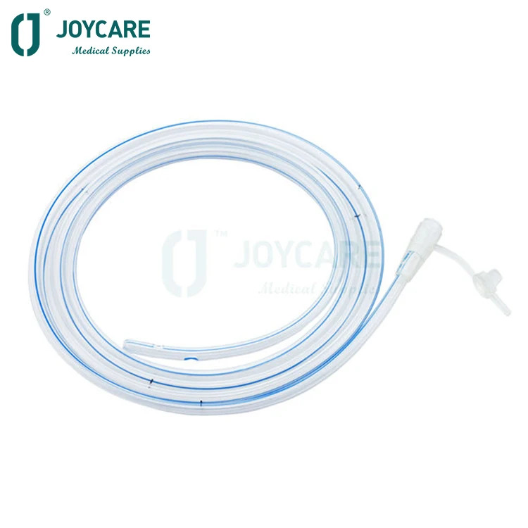 EO Gas Sterile F4-F22 40-120cm Medical Disposable Adult Child Infant PVC Nasogastric Feeding Tube with X-ray detectable thread