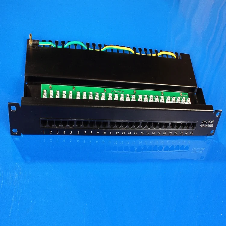  Cat6 24 порта 1U 19 'UTP FTP сеть ethernet коммутационная панель RJ45 keystone