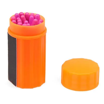 smoking match with non-flaming