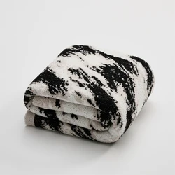 Nordic Style Microfiber Blanket BJFG Polyester Knitted Blanket Factory Price High Quality Cradily Plush wholesale throw blanket