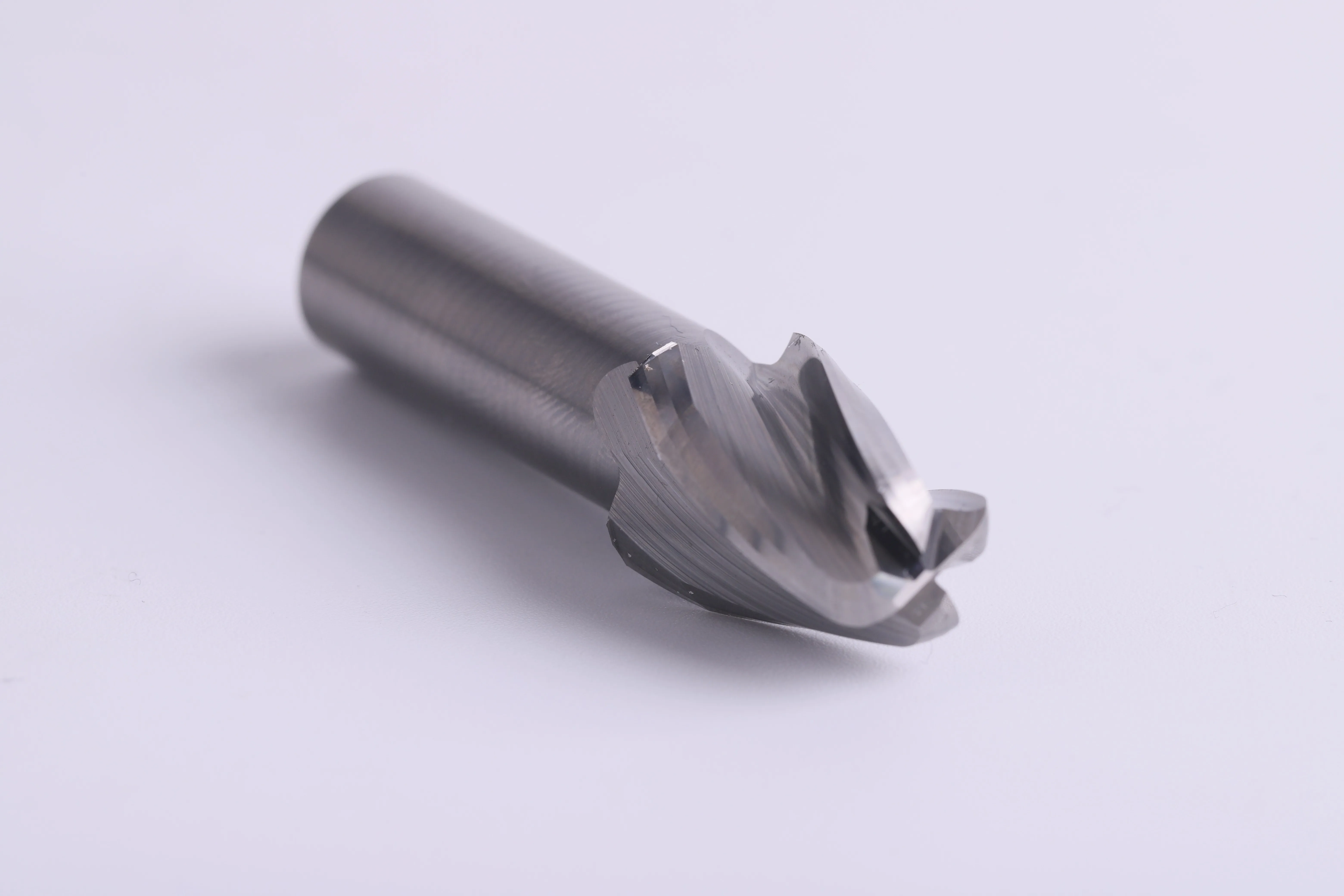 Hardware tools manufacturer 4-edge tungsten steel shaped round nose cnc end mill drill bit 4-edge round nose end mills for sale