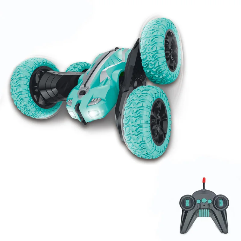 Supermarket Promotion Toy Small R C Stunt Cars Remote Control 4WD Stunt Car Toy Double-sided RC Truck Toy Car