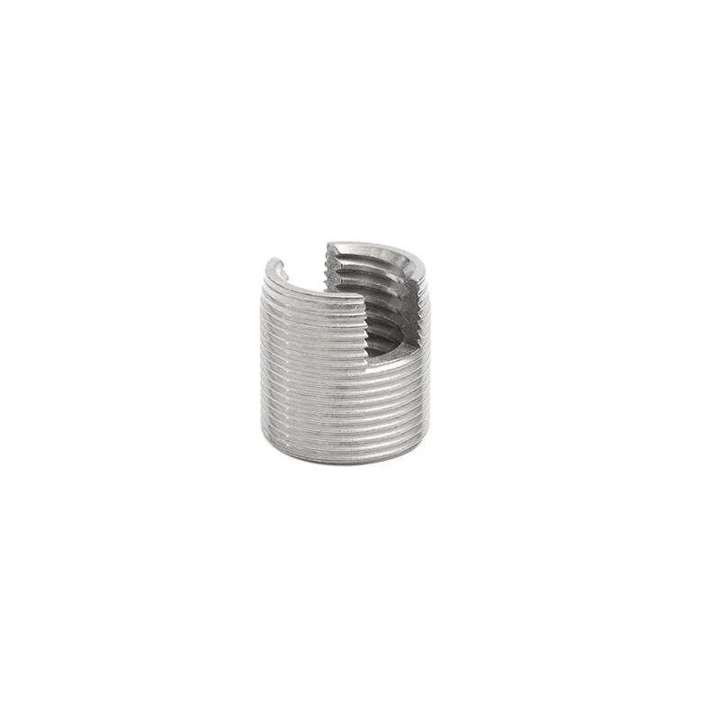 Carbon Steel Locking ensat threaded bushing Stainless Steel Slotted Self Tapping Thread Insert For Thread Repair