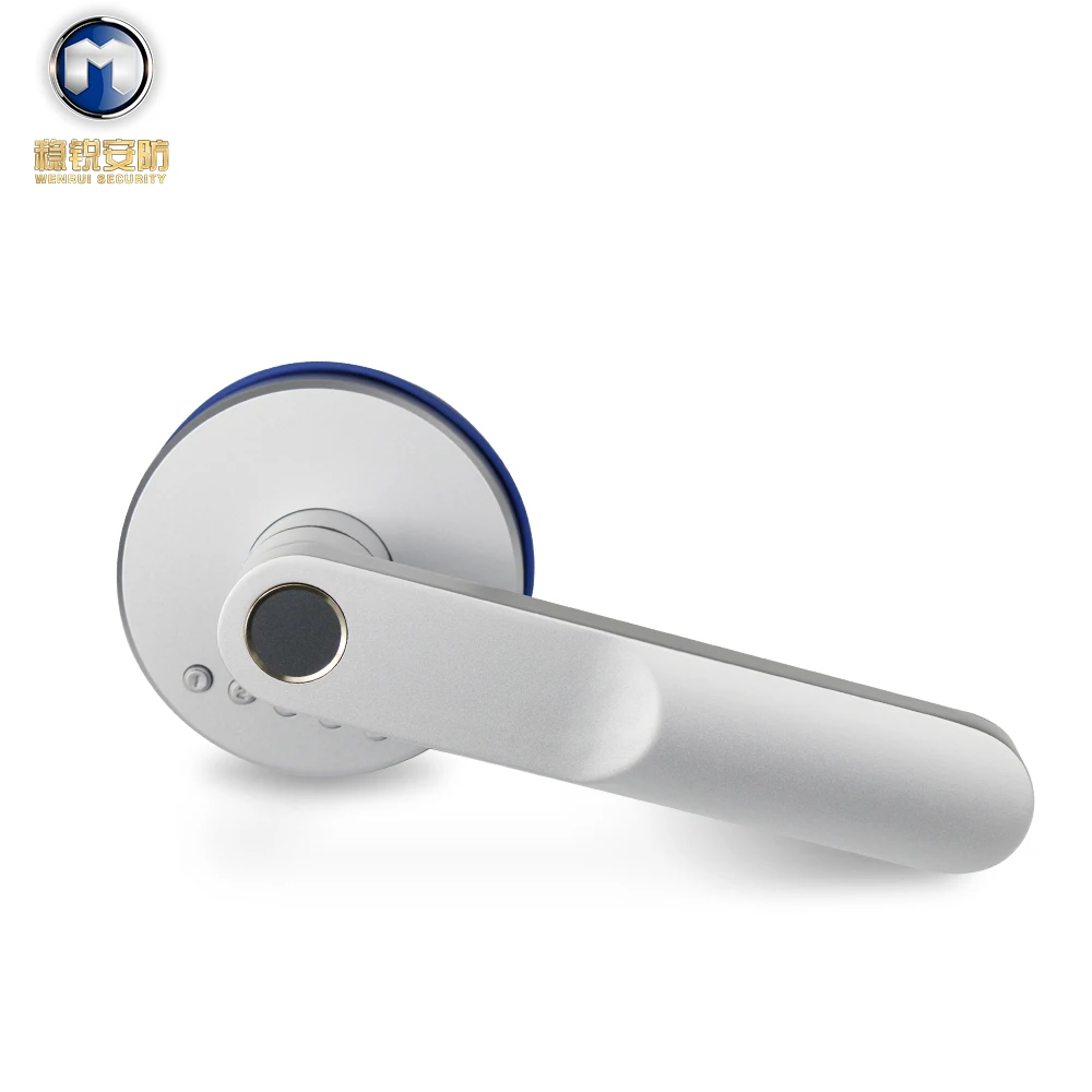 Офисный Интеллектуальный Дверной замок из цинкового сплава, цифровой Противоугонный дверной замок со сканером отпечатков пальцев