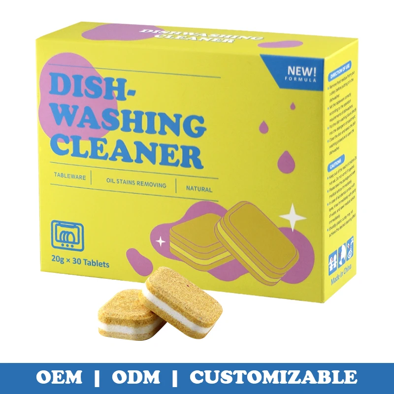 Detergent dishwasher dishwashing tablets effervescent dishwasher detergent
