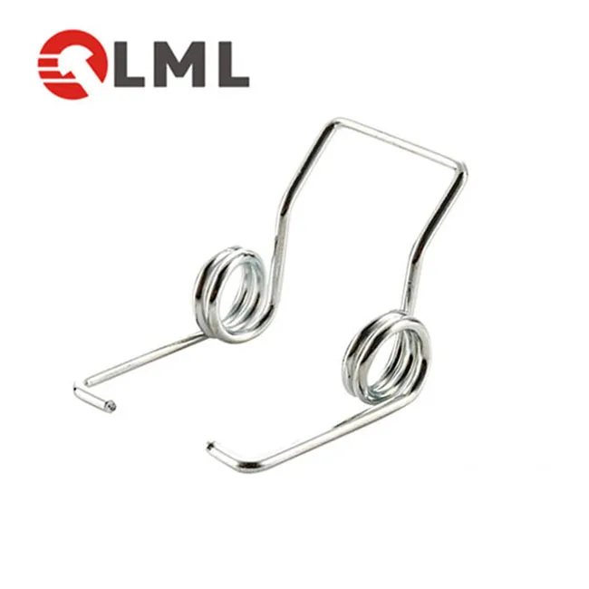 Custom Heavy-Duty Torsion Springs Double Long Wire Helical Metal Torsion Springs