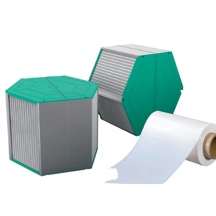 Air To Air Heat Exchanger Core --Cross Air Flow Square Cross Flow Heat Exchange Core
