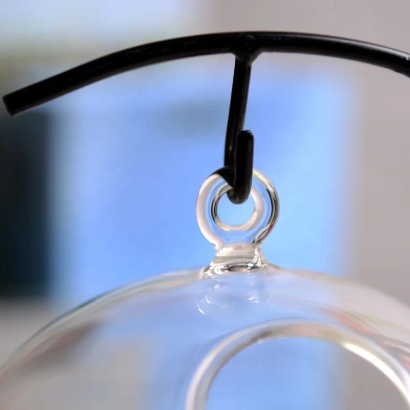 Transparent glass bottles fish tank hanging hydroponic glassware decorative vase for home decor