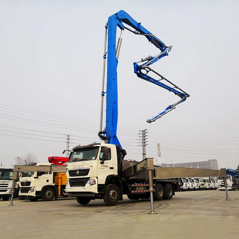 China JUHE brand cement pump truck 30m 38m 42m 48m 56m 63m Concrete Pump Truck