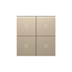 Tuya Smart Life APP Standard Zigbee 1/2/3/4 Gang Silver Black Hotel Smart Switch Mobile Phone Control Voice Control