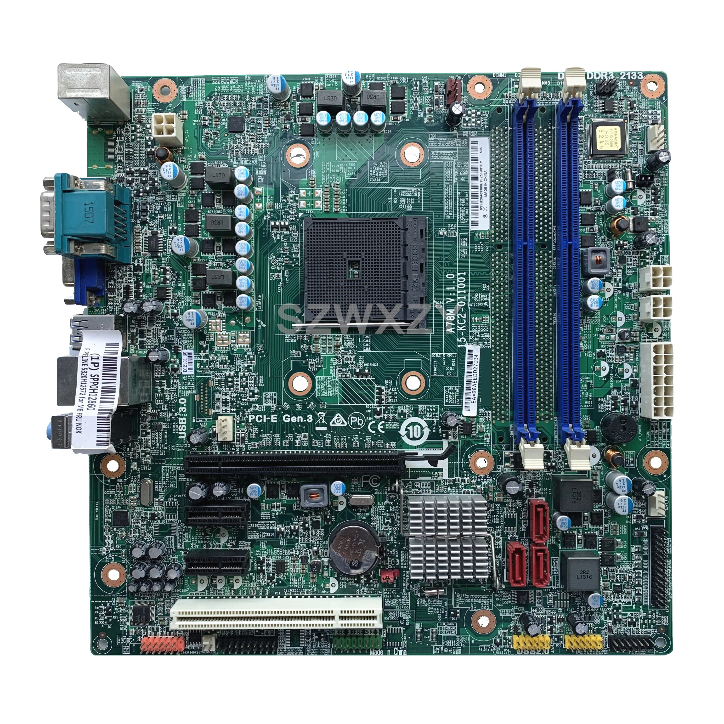 For Lenovo Thinkcentre M79 Motherboard A78M V:1.0 SOCKET FM2b D3F3-LM2 V:1.0 FRU 5B20H12672 03T7483 100% Tested Fully Work