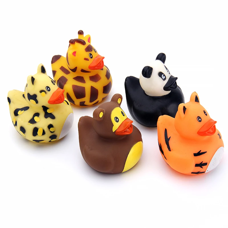 Оптовая продажа, дешевая мини плавающая резиновая утка, игрушка для ванны для детей