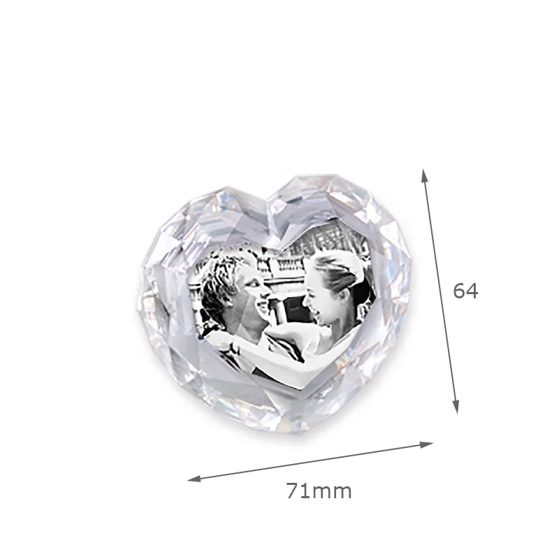 Injection Acrylic Diamond Refraction Mini Frame For Party