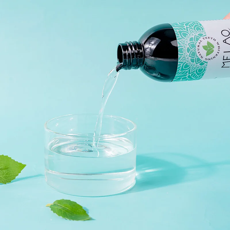 Private Label Whitening Teeth Whitening Oral Freshing Coconut Oil Pulling Mouthwash For Teeth