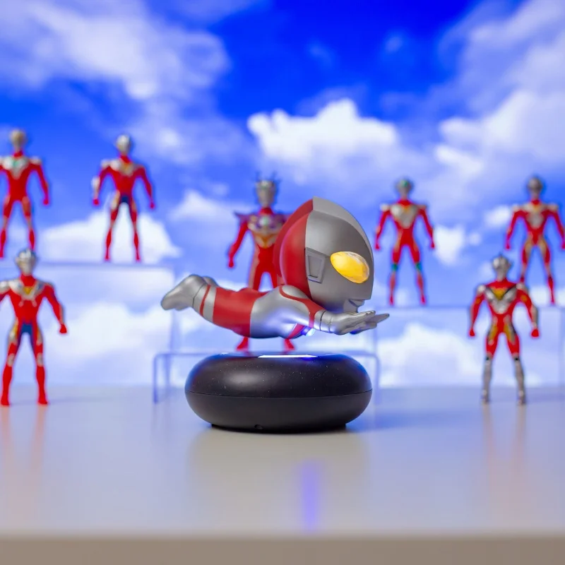 OEM ODM LED Japan Figurines high quality hot sale bulk floating ultraman Z Alpha Edge action figures magnetic levitation module