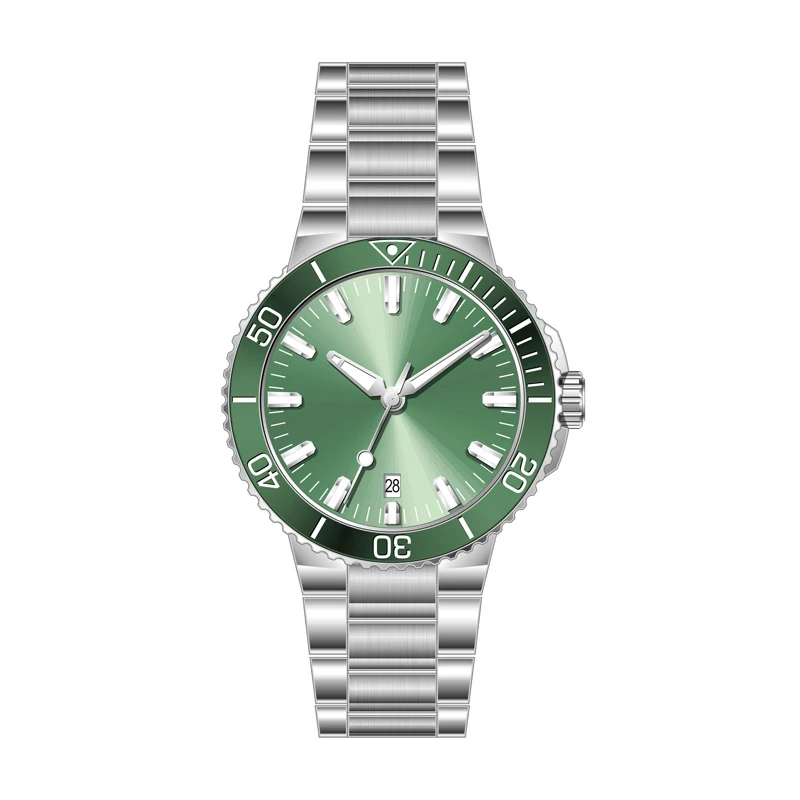 Luxury Fashion Stainless Steel Luminous Sports 30ATM Custom Logo Wrist Diver Automatic Mechanical Watches Men