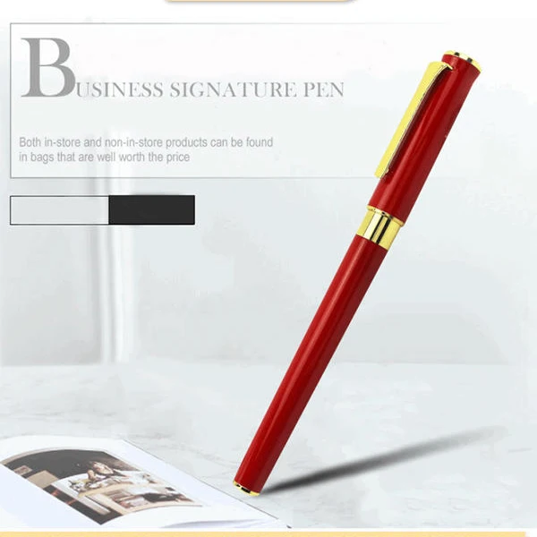 Luxury Gift Promotion Ball Point Pen Heavy Advertising Personalized Metal gel Pens With Custom Logo